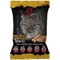 Ласощі для котів Alpha Spirit Cat Snacks Chicken кубики з курятини 50г