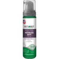 Миюча піна для котів Vet`s Best Flea&Tick Waterless Bath від бліх, кліщів та москітів 147мл
