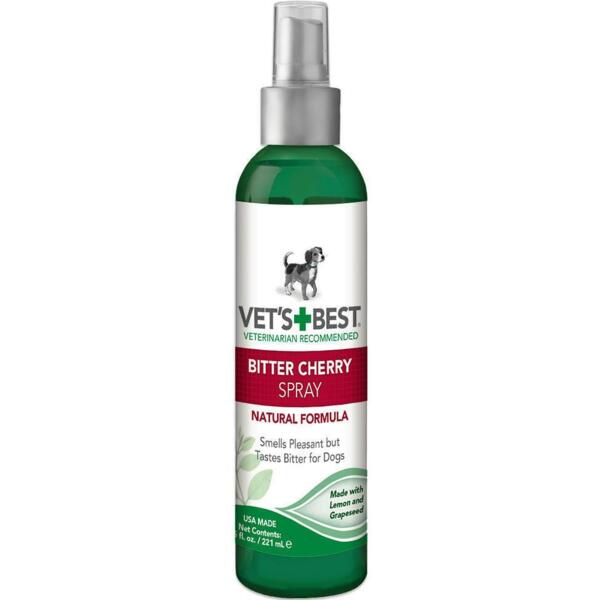 

Спрей для собак Vet`s Best Bitter Cherry Spray антигризин "Горькая Вишня" 221мл