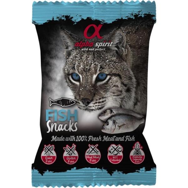 

Лакомство для кошек Alpha Spirit Cat Snacks Fish кубики из рыбы 50г