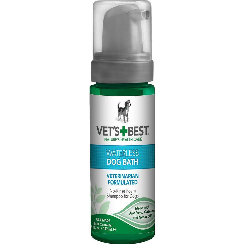 Пена для экспресс купания собак Vet`s Best Waterless Dog Bath для очистки без воды 147мл фото