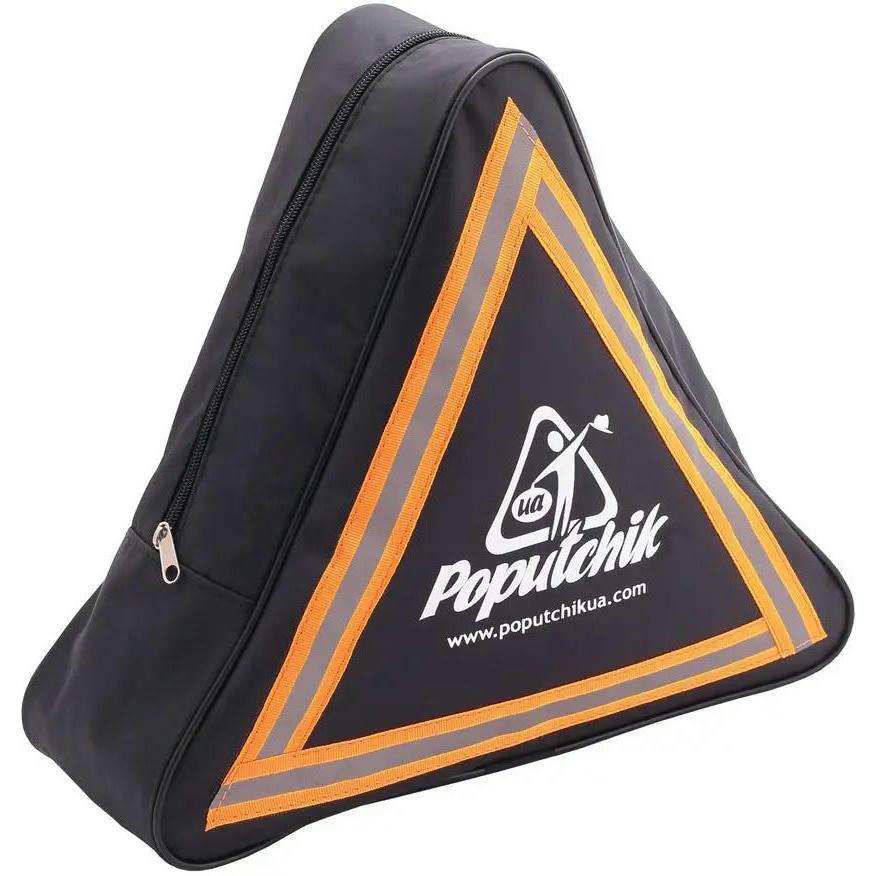 Сумка-органайзер в багажник Poputchik 35х13,5х40 см треугольная черная (10502-IS) фото 1