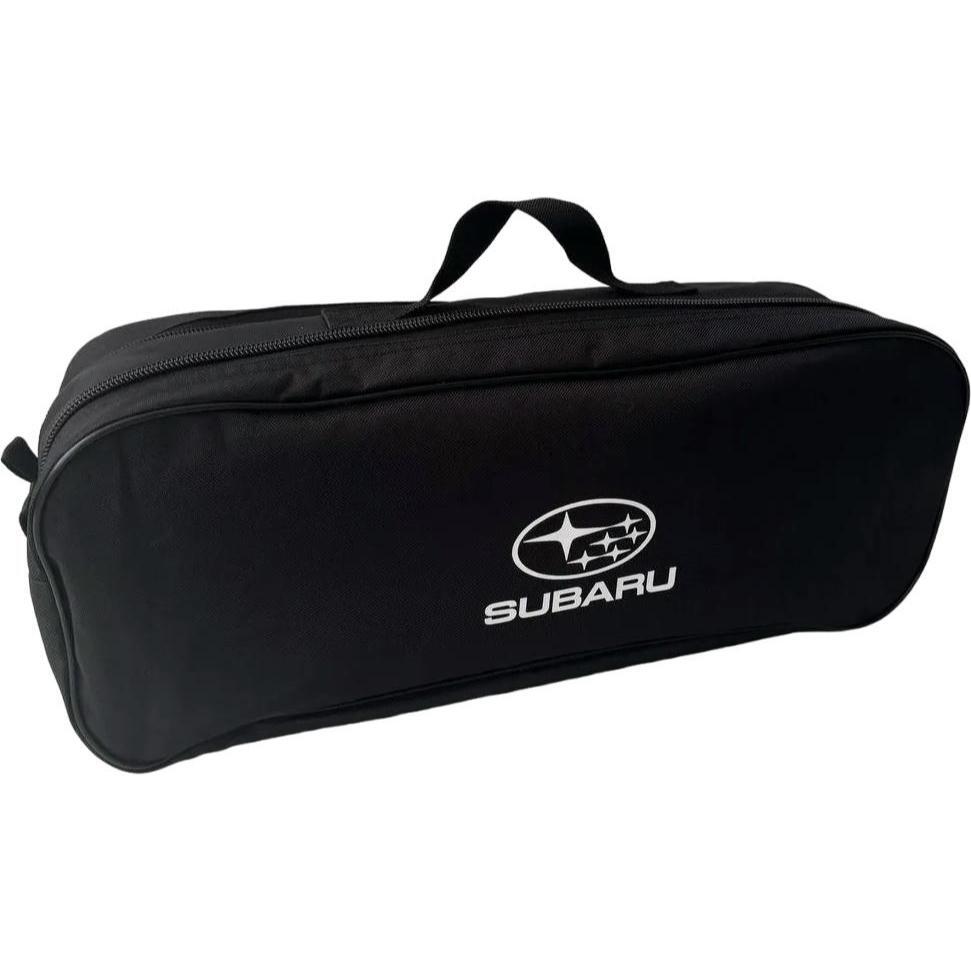 Сумка-органайзер в багажник Poputchik Subaru 50х18х18см черная (03-143-2Д) фото
