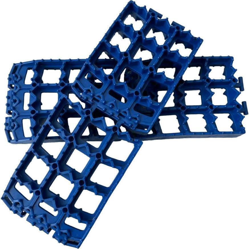 Трап противобуксовочный Poputchik 88*145*4см синий 4шт (22-014) фото 1