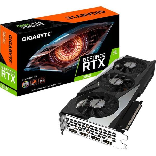 

Видеокарта GIGABYTE GeForce RTX 3060 (GV-N3060GAMING_OC-12GD_2)