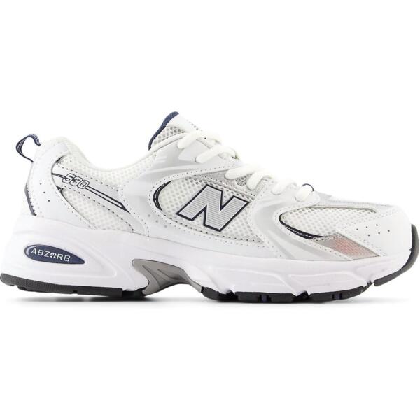 

Кроссовки детские New Balance 530 GR530SB1 37 (4,5 US) бело-серые