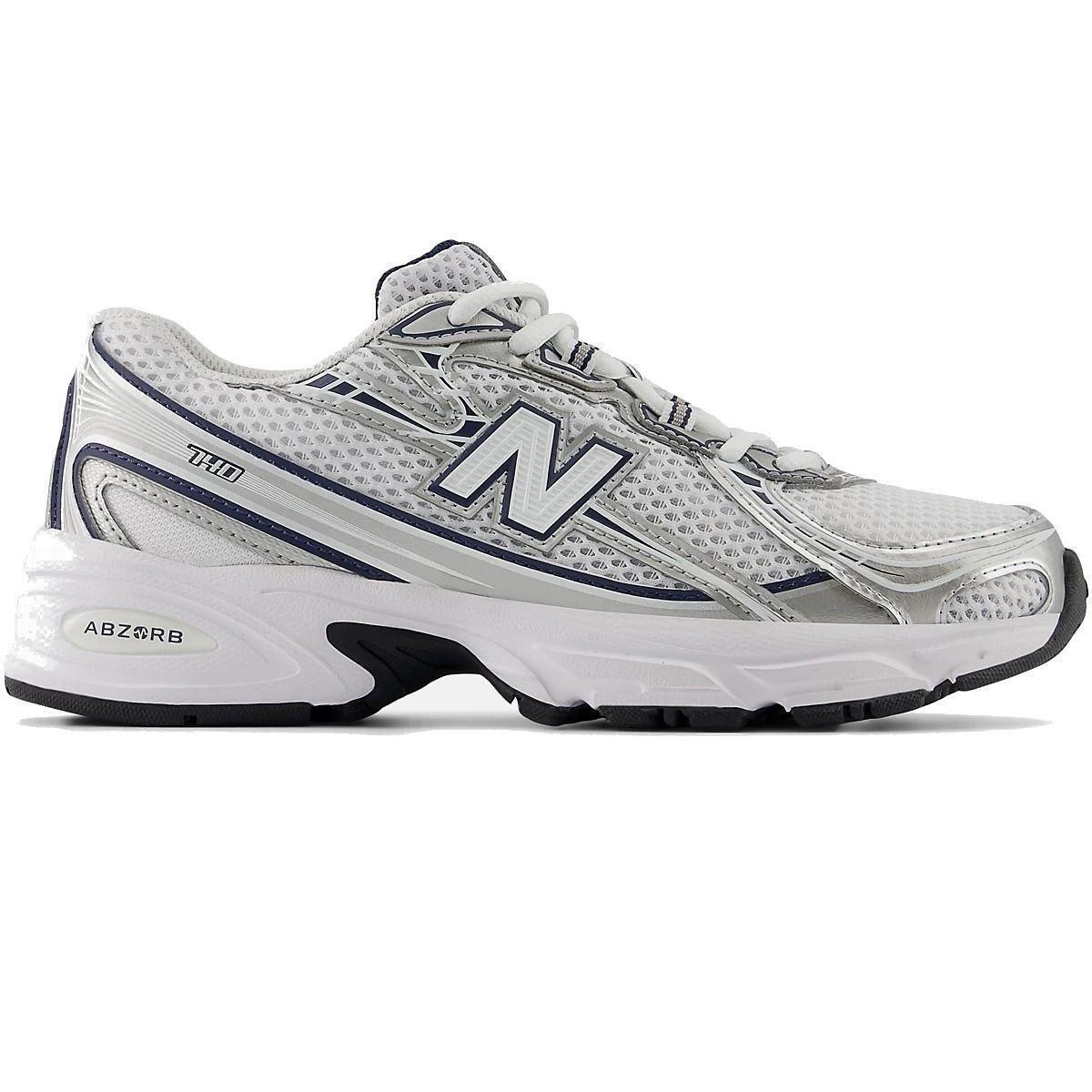 Кроссовки подростковые New Balance 740 GR740WN 38 (5,5 US) серебряно-синие фото 1