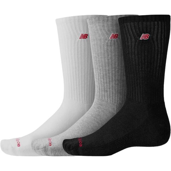 

Носки New Balance Patch Logo Crew LAS51263WM 3 пары S разноцветные