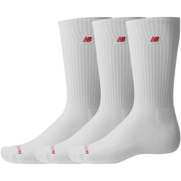 

Носки New Balance Patch Logo Crew LAS51263WT 3 пары S белые