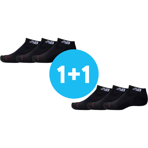 

Носки New Balance Everyday Low Cut 3P LAS51333BK S черные