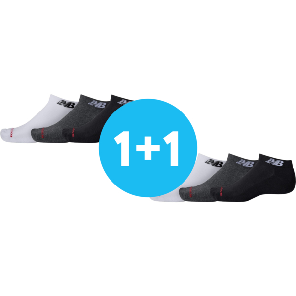 Носки New Balance Everyday Low Cut 3P LAS51333WM L мультиколор фото 