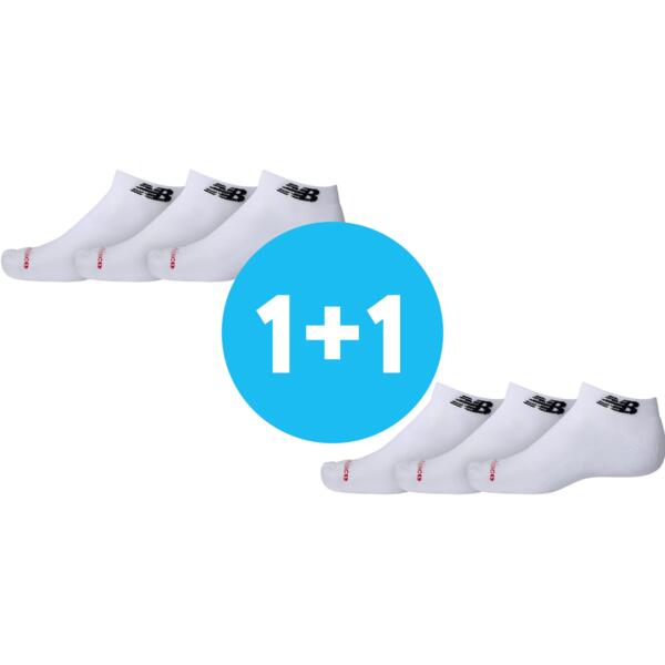 Носки New Balance Everyday Low Cut 3P LAS51333WT S белые