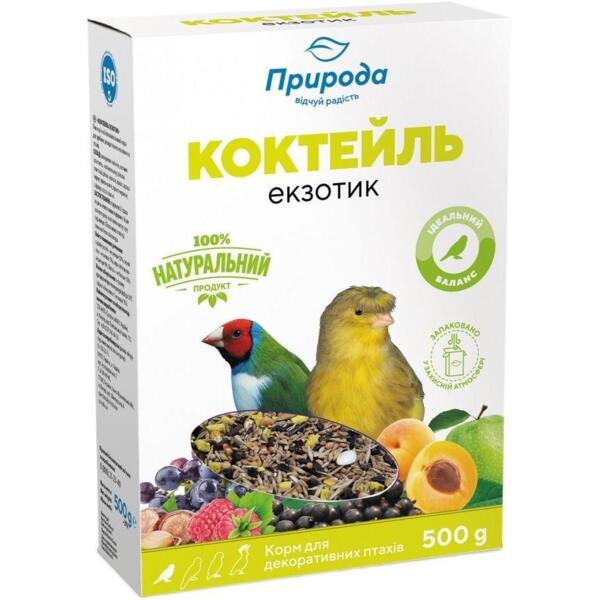Корм для птиц Природа Коктейль Экзотик 500г