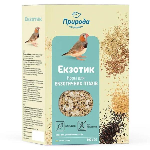 

Корм Природа Экзотик 500г