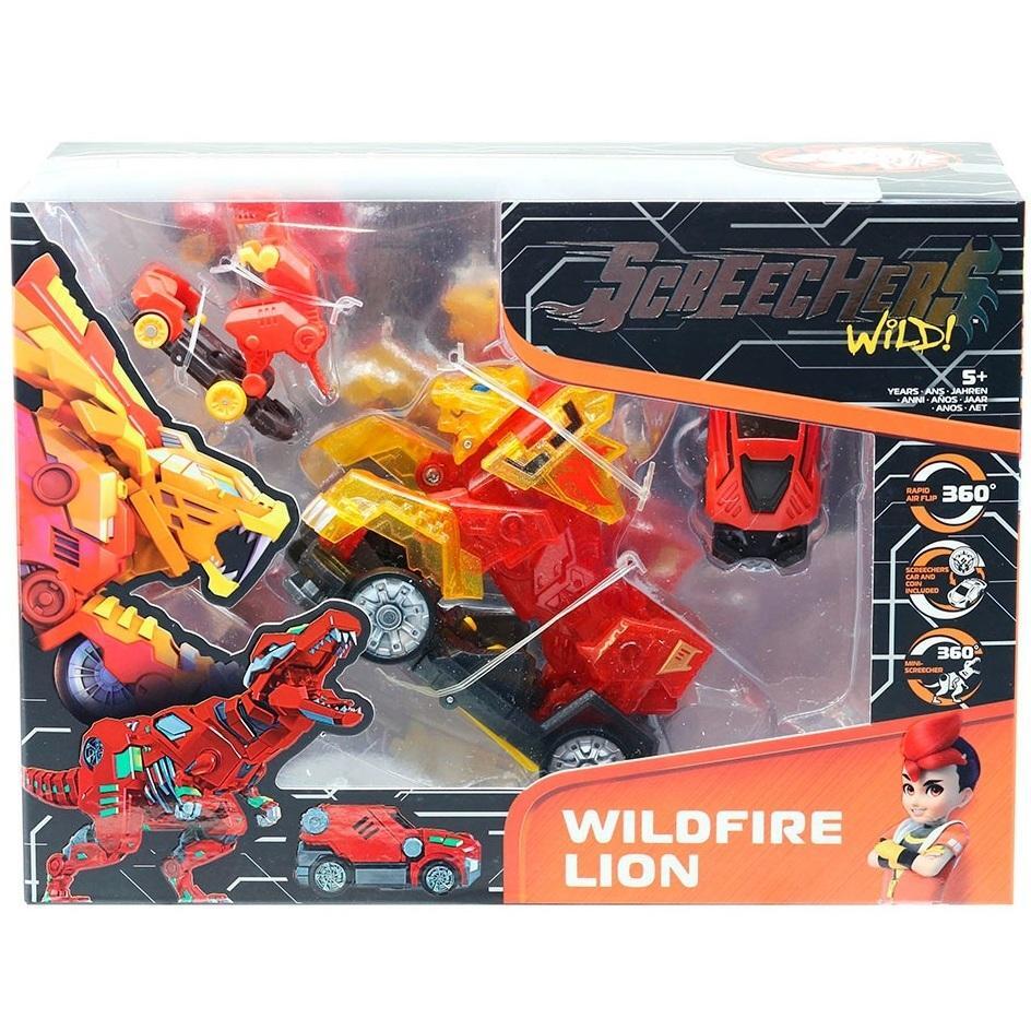 Машинка-трансформер Screechers Wild S4 L3 - Вайлдфаер Лаен (EU685302) фото 1