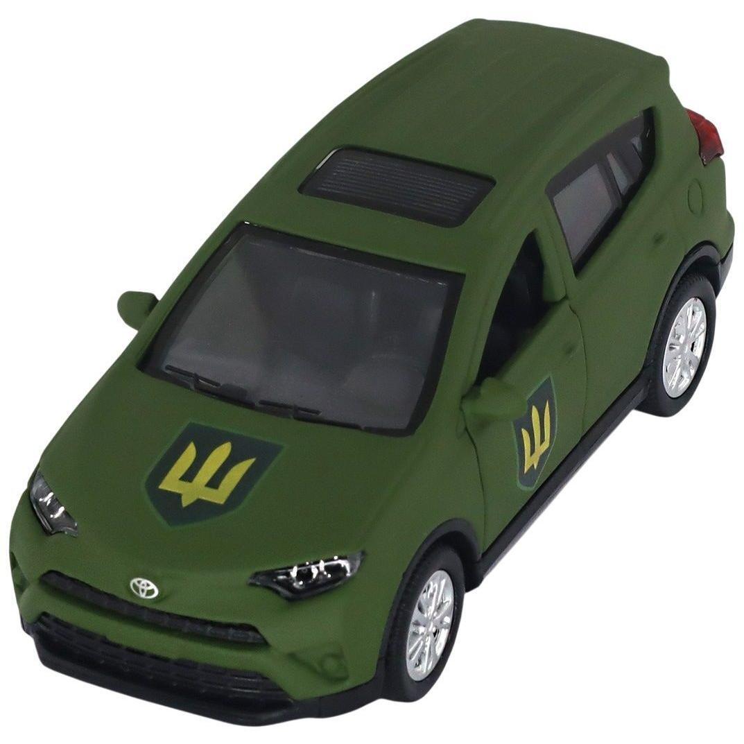 Автомодель серії "Шеврони Героїв" – Toyota RAV4 "Сухопутні війська ЗСУ» (KM6198M2)фото1