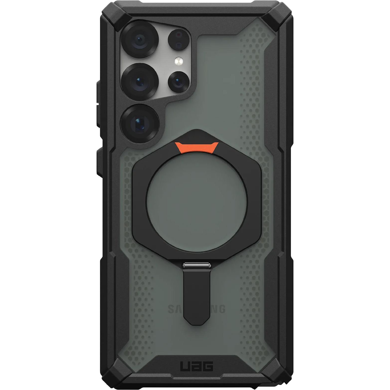 Чохол UAG для Samsung Galaxy S25 Ultra, Plasma XTE with Magnet, Black/Orange (214467114097)фото1