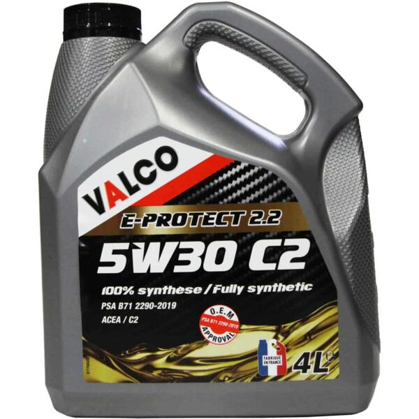 

Масло моторное Valco E-Protect 2.2 5W30 C2 4л AVANZA MSP (PF010394)
