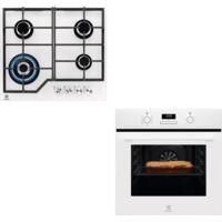 Комплект варильної поверхні газової Electrolux KGG64362W + духовий шафа Electrolux EOF3H40BW