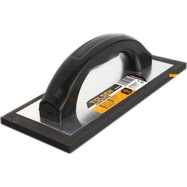 Терка Tolsen, 230х100х10мм, пластик, гумова останова, полімер EVA (41019)фото1