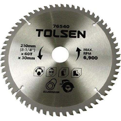 Диск пиляльний Tolsen по алюмінію, 210х60Tх30мм (76540)фото1