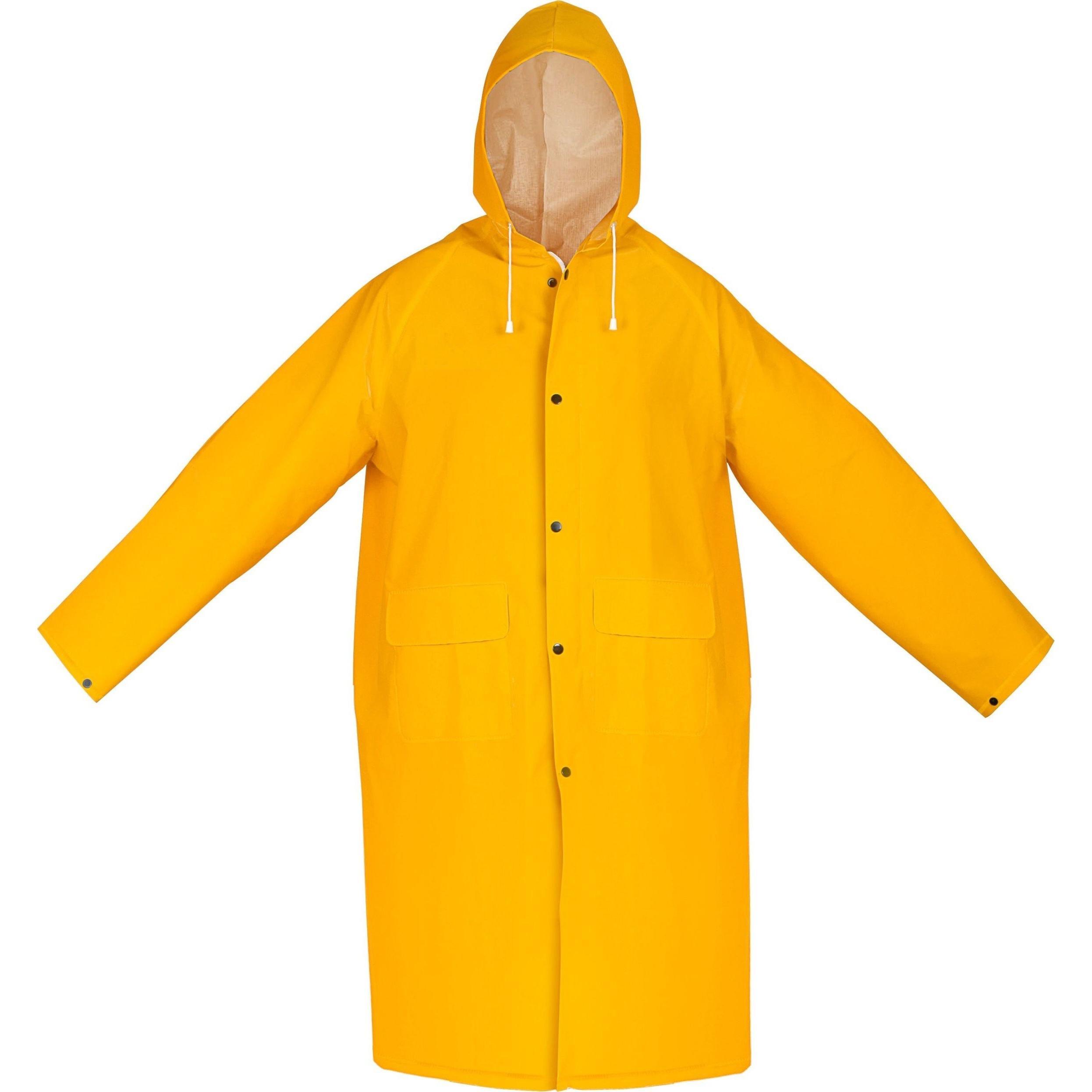 Дощовик Tolsen, ХXXL, ПВХ-матеріал 0,32мм, водонепроникний, жовтий (45100) фото 1