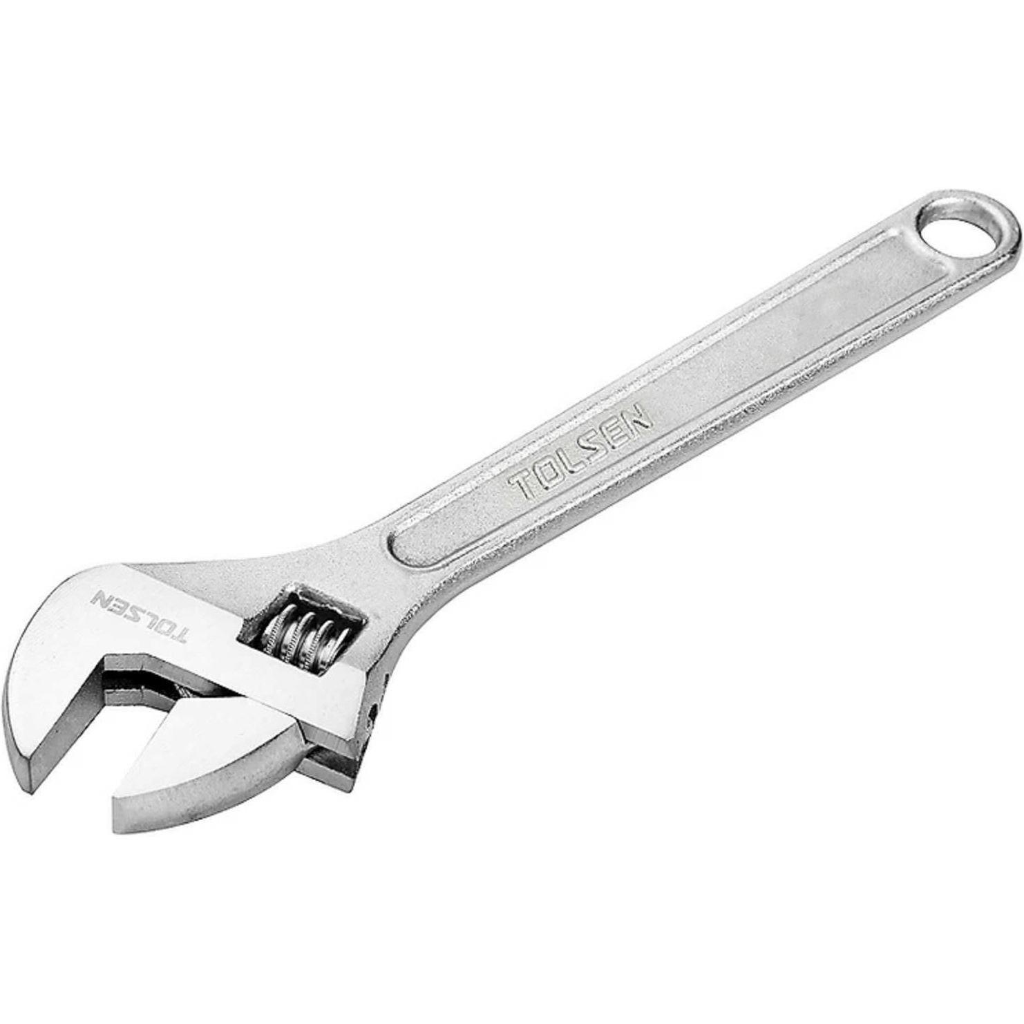 Ключ разводной Tolsen, рабочий диапазон 0-43мм, 375мм, CrV (15005) фото 1