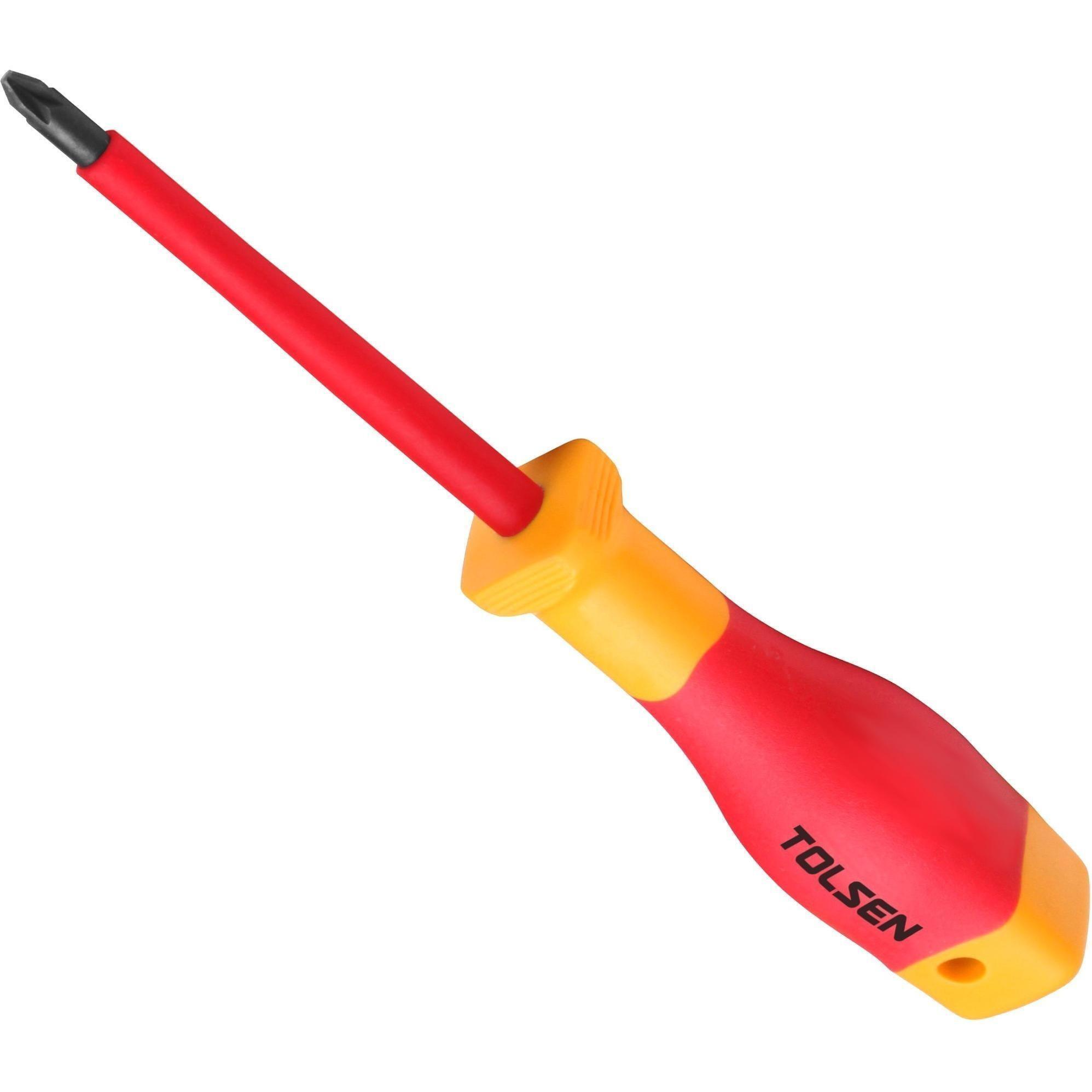 Викрутка Tolsen Premium хрестова, діелектрична, РZ3х150мм (V30603)фото1