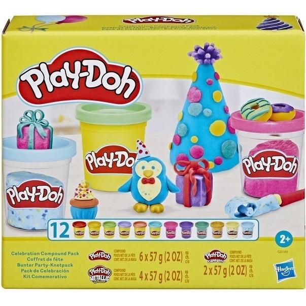Набор пластилина Play-Doh 12 баночек с массой для лепки (G0149) фото 1