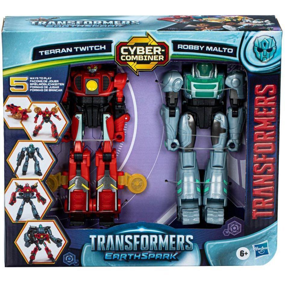 Набор Transformers из двух трансформеров "Комбайнер 1", серии "Земная искра" (F8438) фото