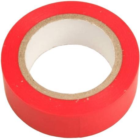 Лента изоляционная Tolsen, 9,15м, 19x0.13мм, красная (38025) фото 1