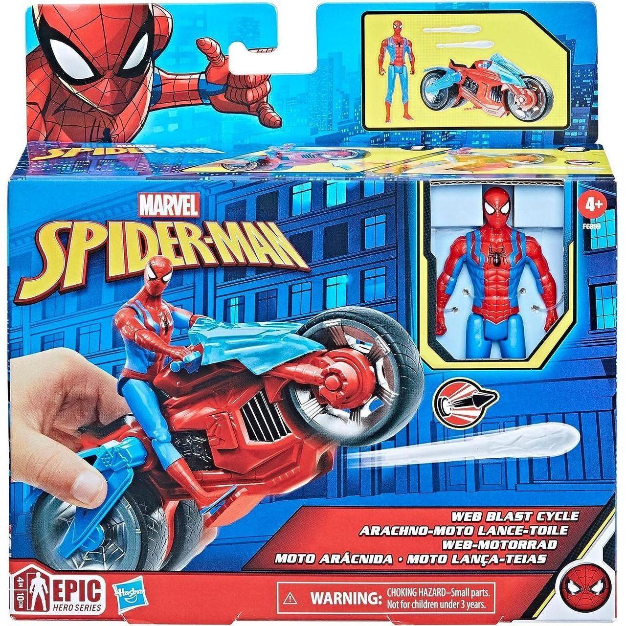 Игровой набор Spider-Man "Транспорт Человека-Паука с фигуркой" (F6899) фото