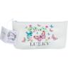 Косметичка на молнии Lukky белая, 20х10см (T18079)