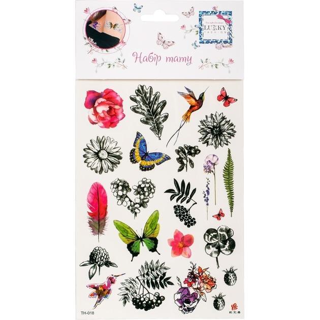 Набор татуировок Lukky Fashion Волшебная природа (T25617) фото 1