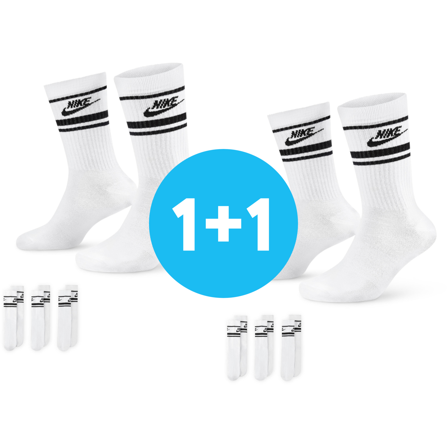 Набір шкарпеток Nike U Nk Nsw Everyday Essential Cr DX5089-103 S білі