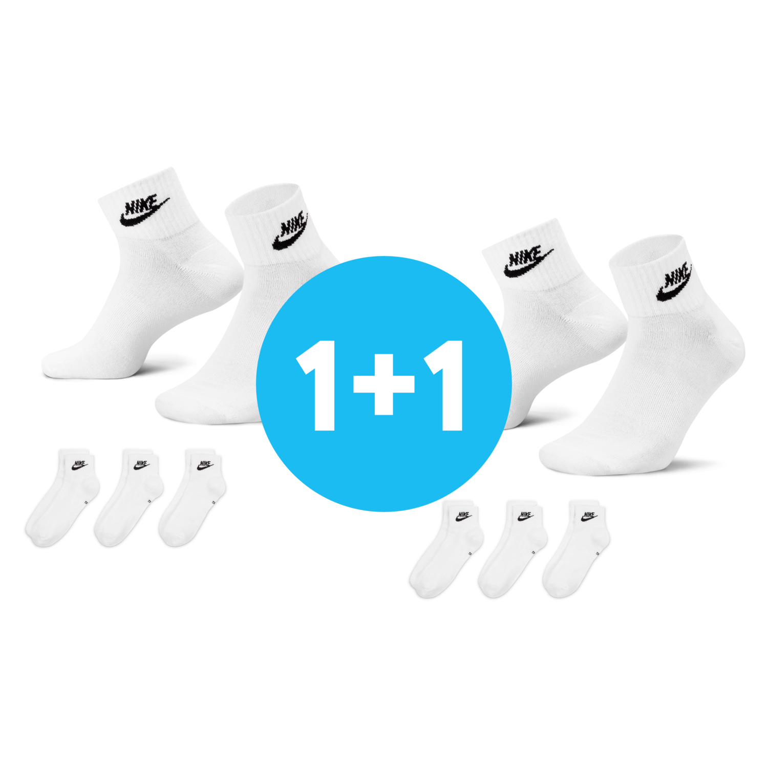 Набір шкарпеток Nike U Nk Nsw Everyday Essential An DX5074-101 S білі