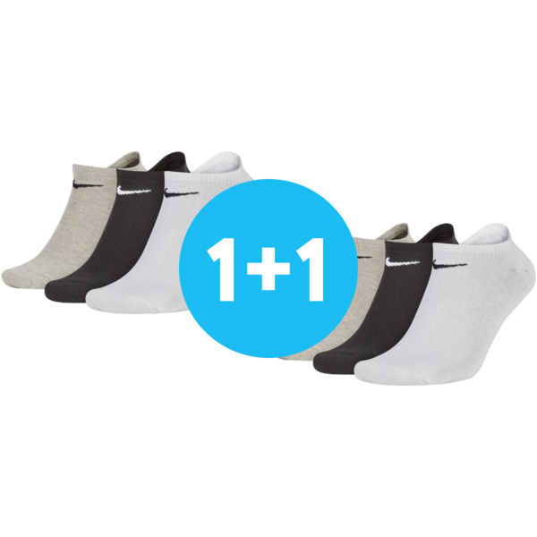 Шкарпетки Nike U Nk Ltwt Ns 3pr-Value 108 SX2554-901 S різнокольоровіфото
