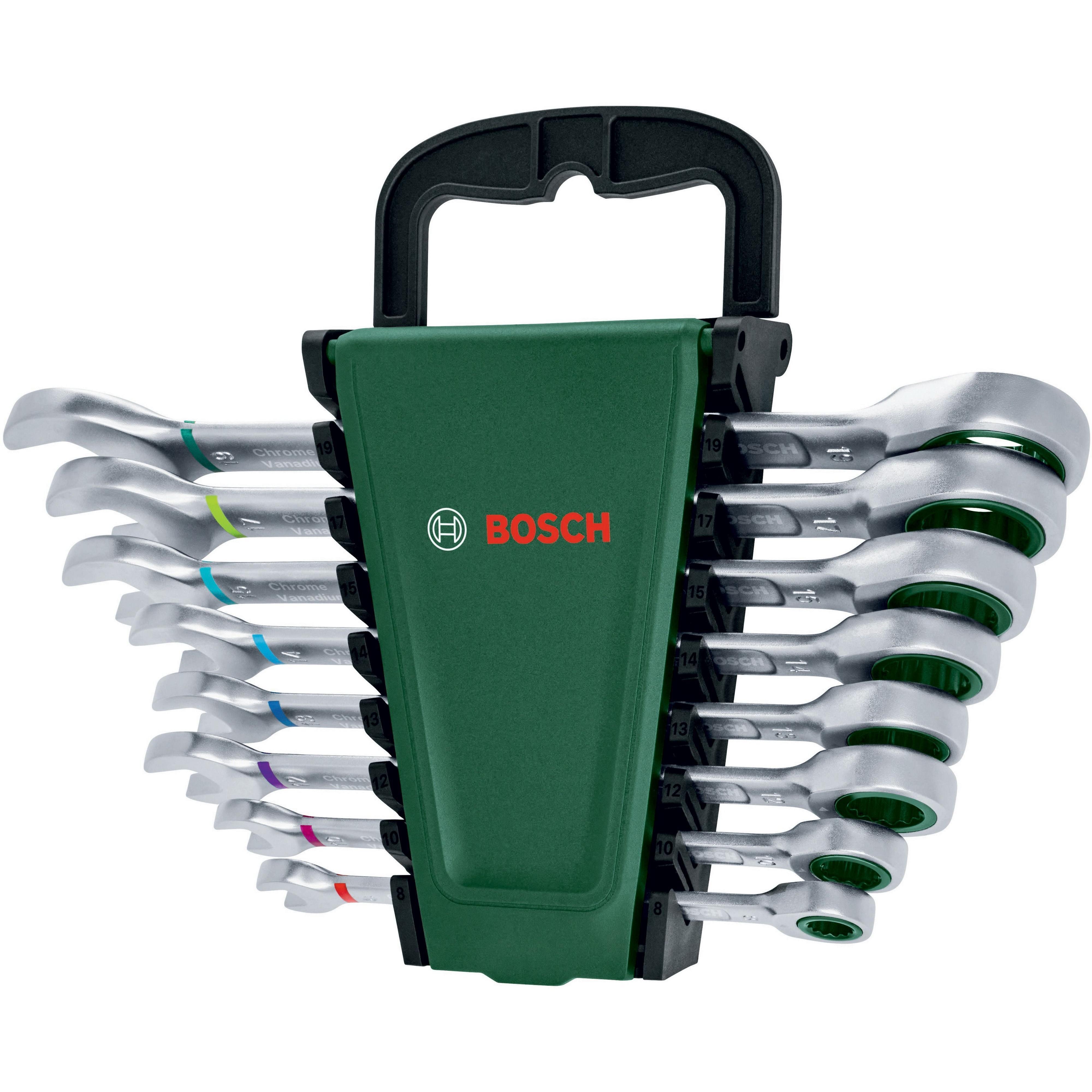 Набір ключів комбінованих Bosch 8-19мм, 8 шт. (1.600.A02.7PS)фото1