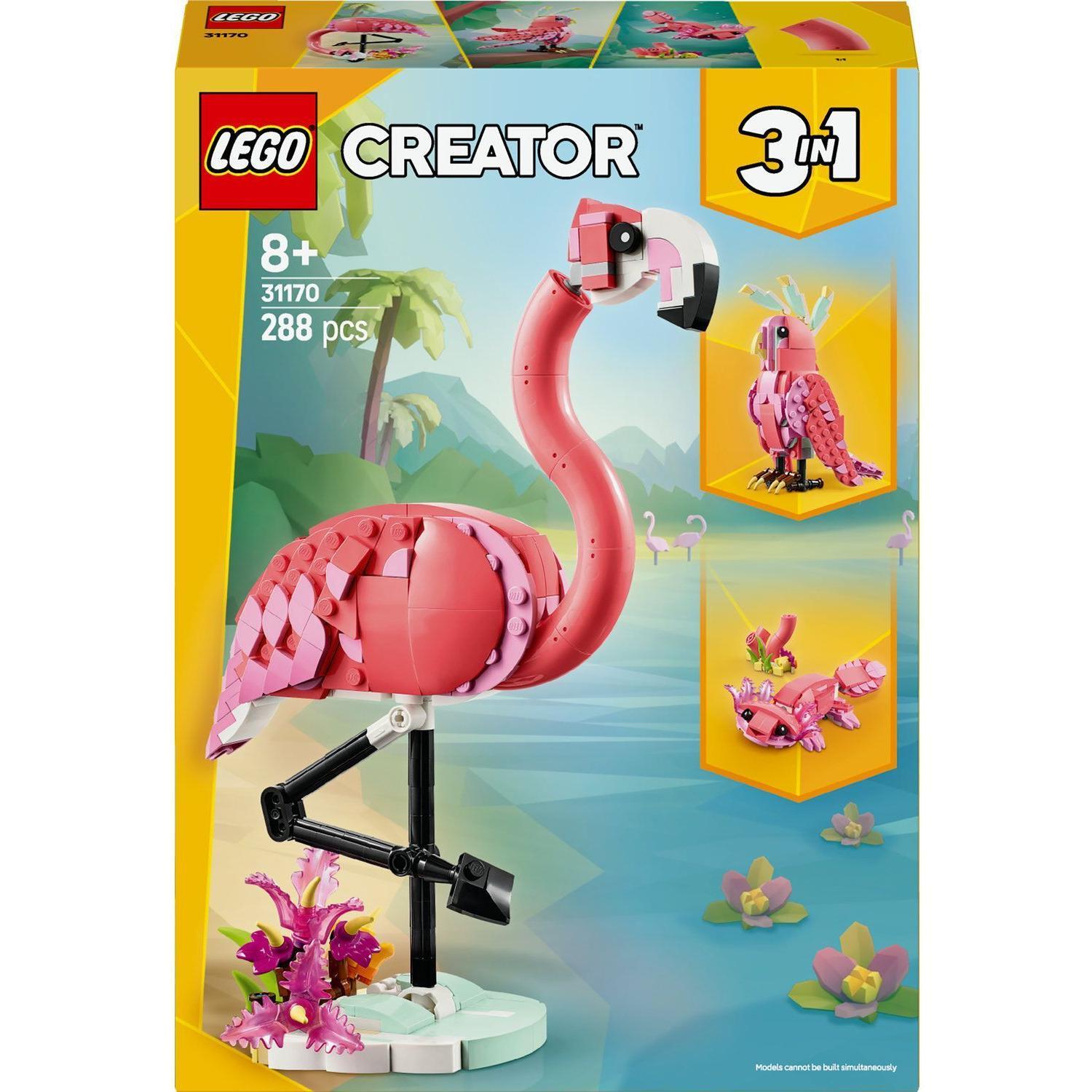 LEGO 31170 Creator Дикие животные: розовый фламинго фото 1