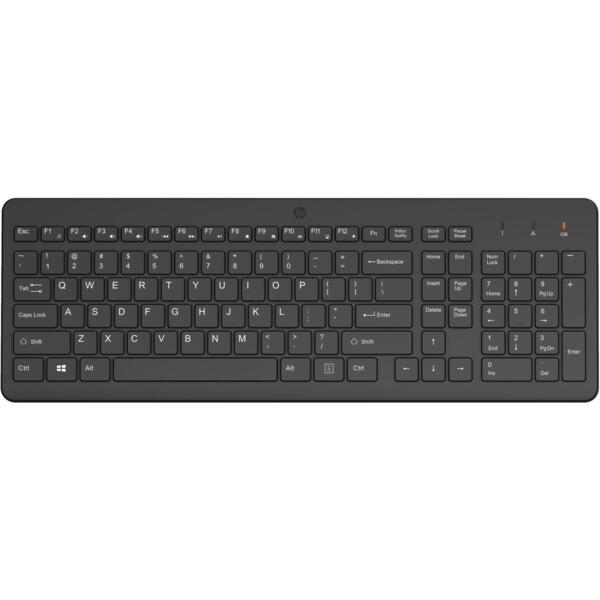 

Клавиатура HP 220, 104key, WL, EN/UK, Black (805T2AA)