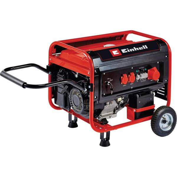 

Генератор бензиновый трехфазный Einhell TC-PG 65/E5, 230В/380В, 3.6кВт, макс. 6.5кВт (4152610)
