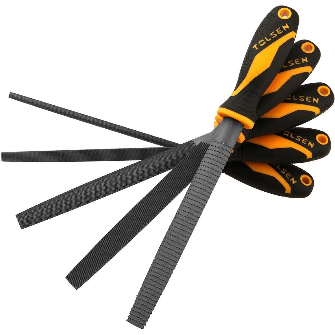 Набор напильников по металлу и дереву Tolsen, 5шт (32038T) фото 1