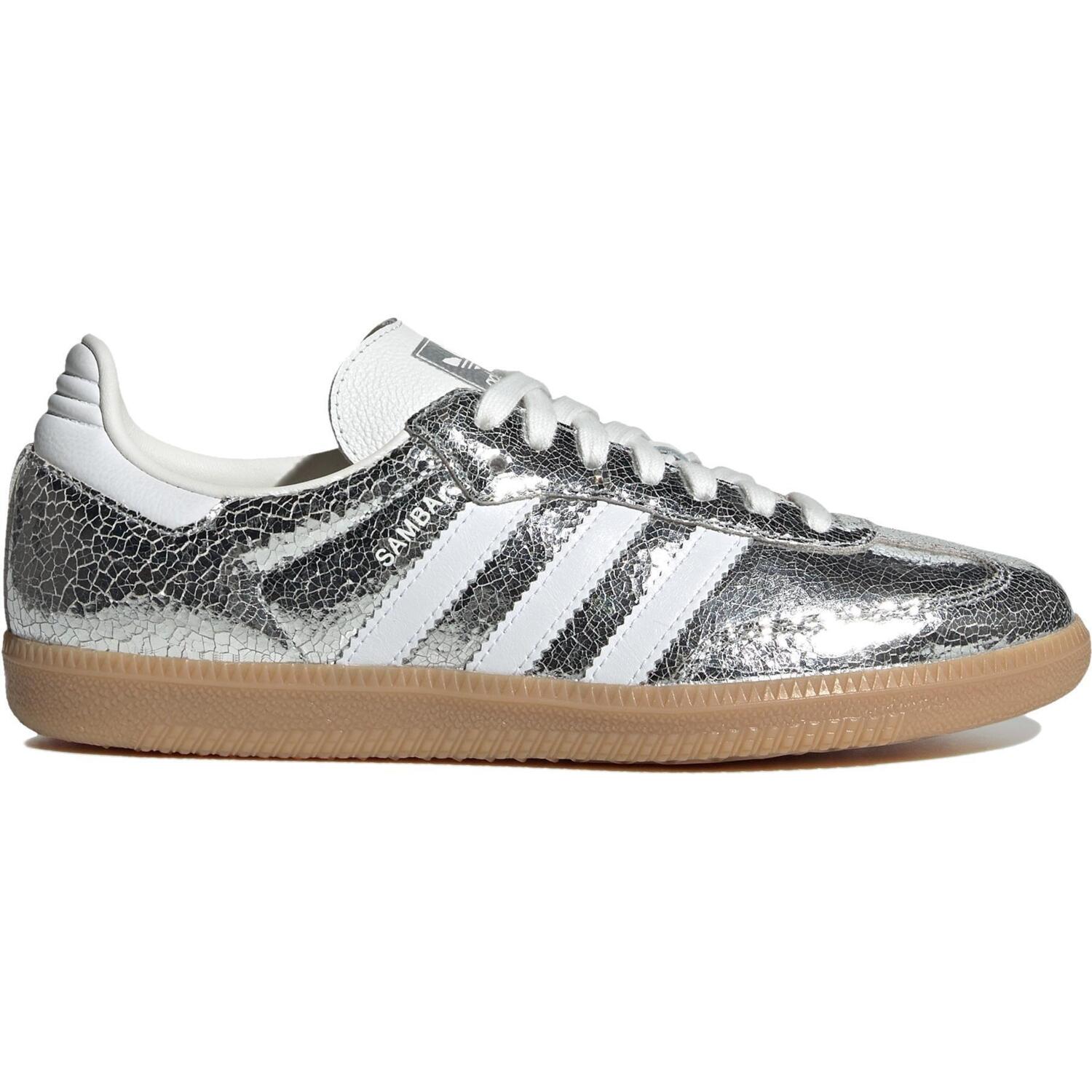 Кеды женские Adidas Samba Og JR0035 38 2/3 (5.5 UK) серебристые