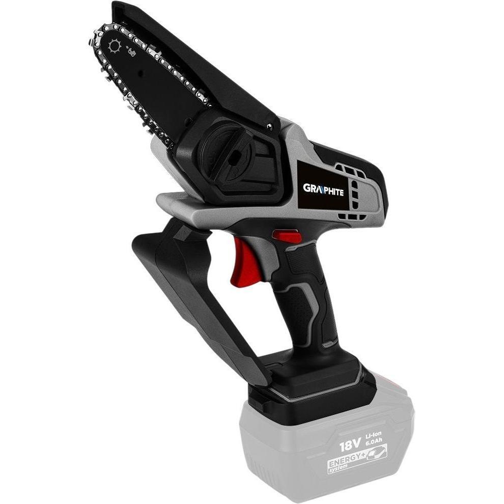 Пила ланцюгова акумуляторна Graphite Energy+ 18В без АКБ та ЗП (58GE116)фото1