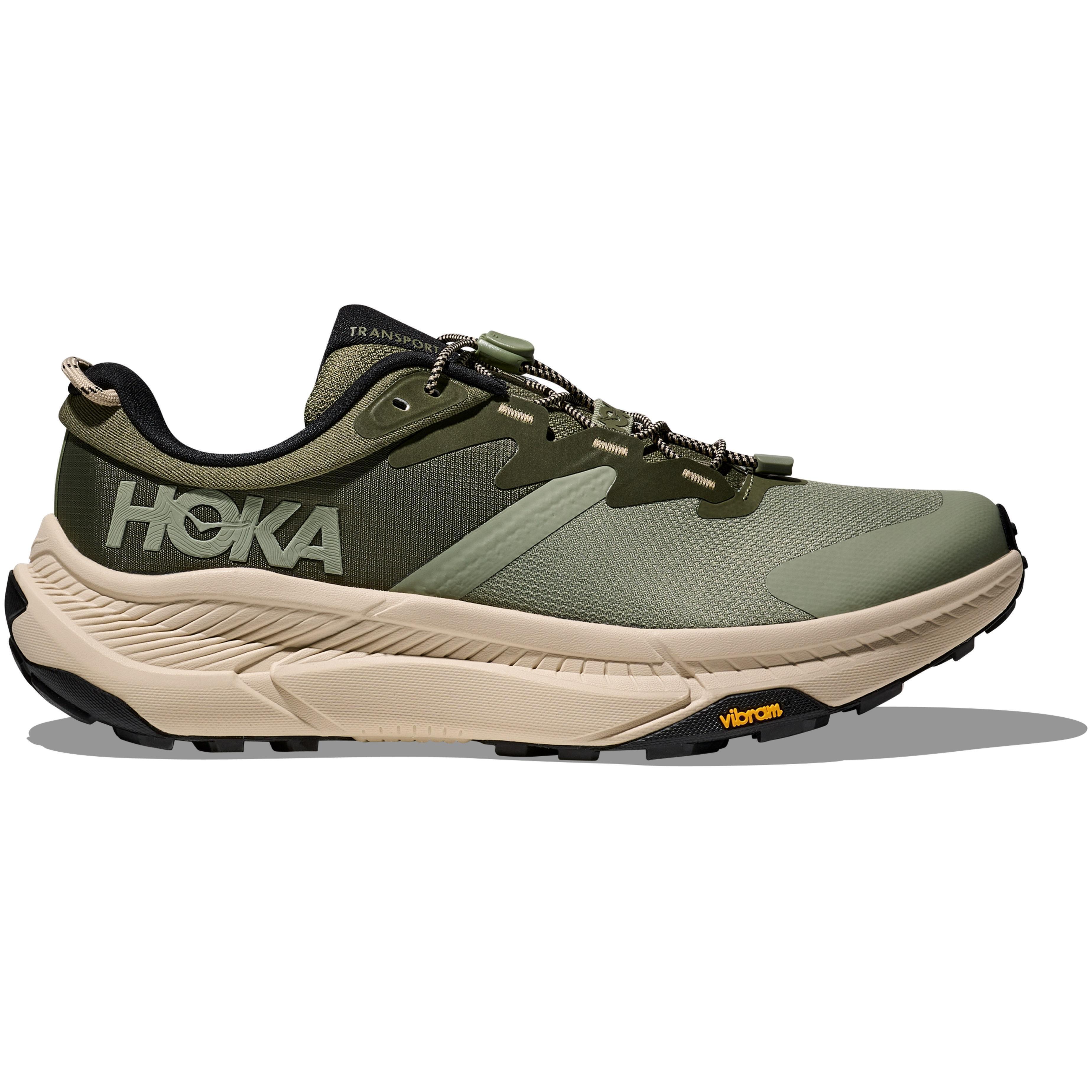 Кроссовки мужские Hoka M Transport 1123153-SSSC 42 (8.5 US) оливковые фото 1