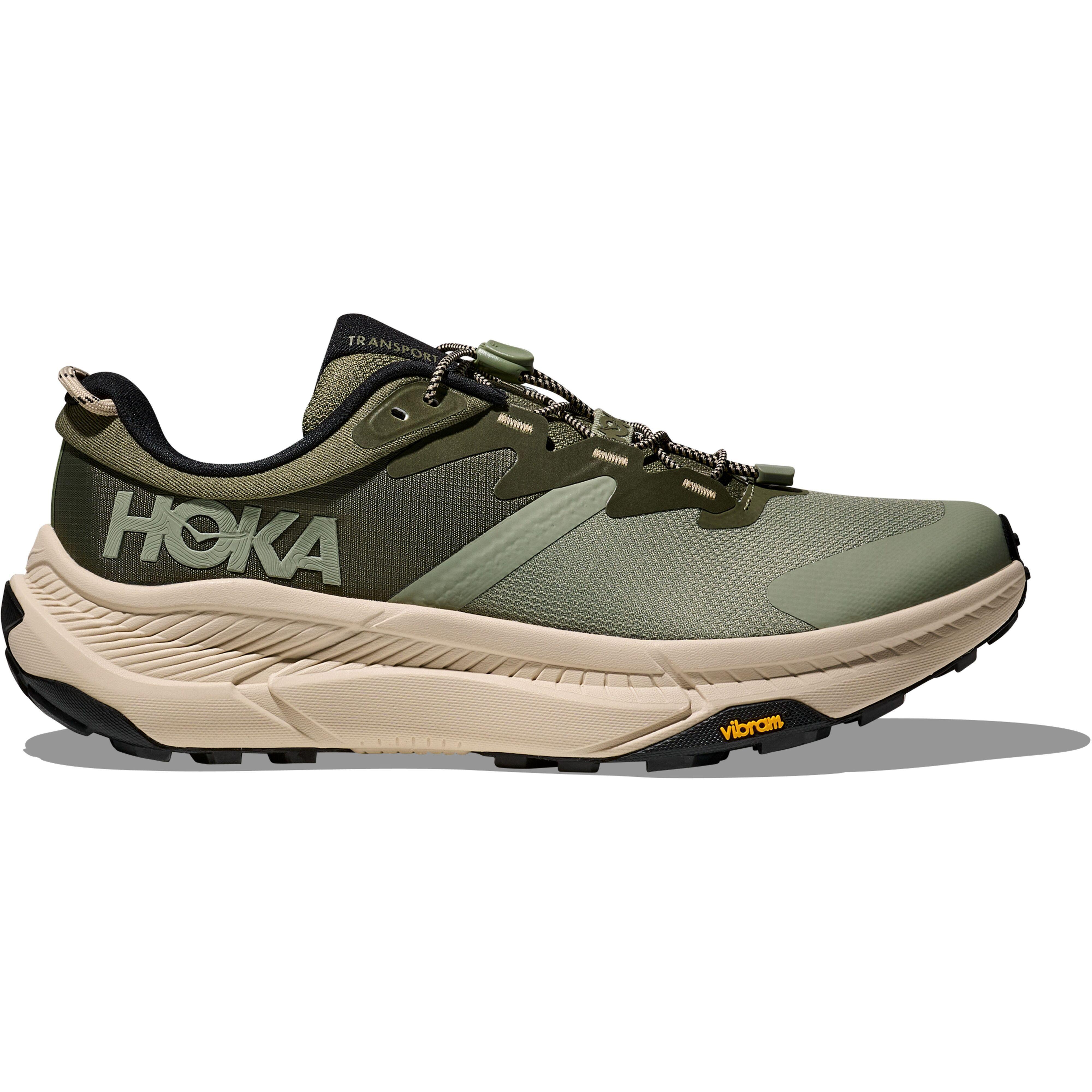 Кроссовки мужские Hoka M Transport 1123153-SSSC 44 (10 US) оливковые фото 1