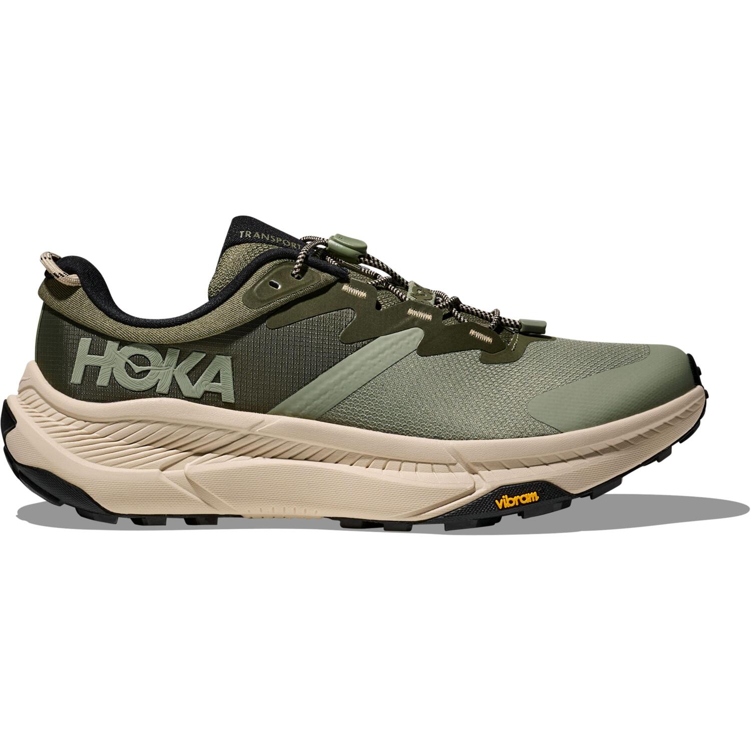 Кроссовки мужские Hoka M Transport 1123153-SSSC 46 (11.5 US) оливковые