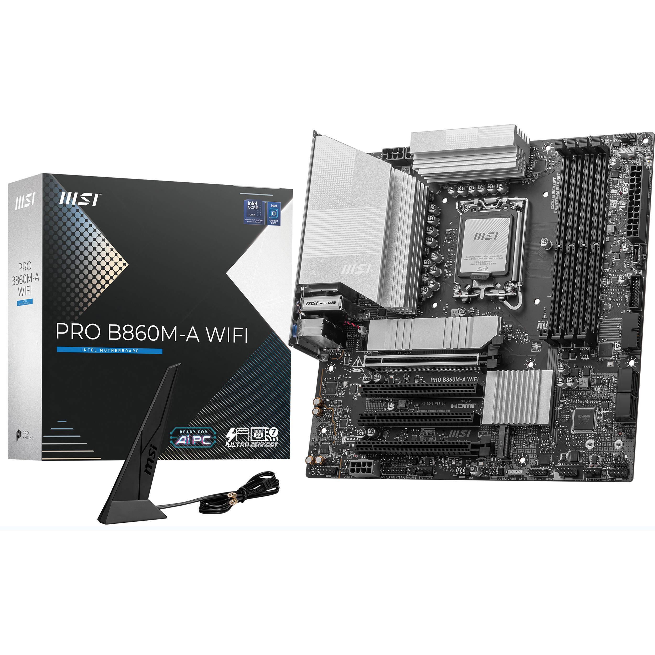 Материнcкая плата MSI PRO B860M-A WIFI (911-7E42-002) фото 1