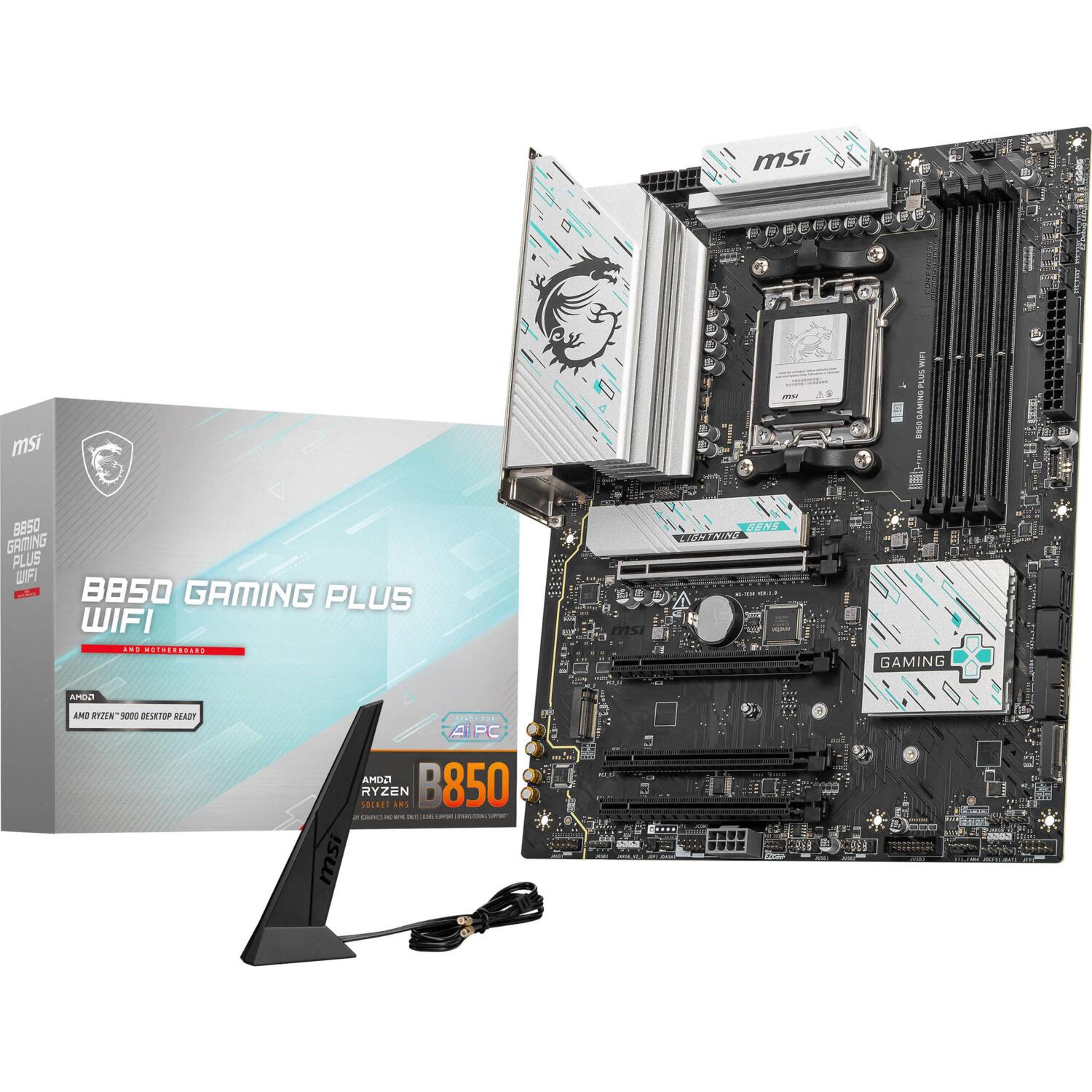 Материнcкая плата MSI B850 Gaming Plus WiFi (911-7E56-001) фото 