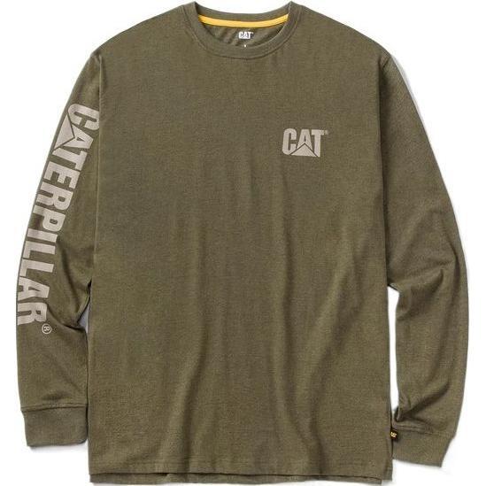 Лонгслив мужской Caterpillar (CAT) 1510034-13037 M зеленый фото